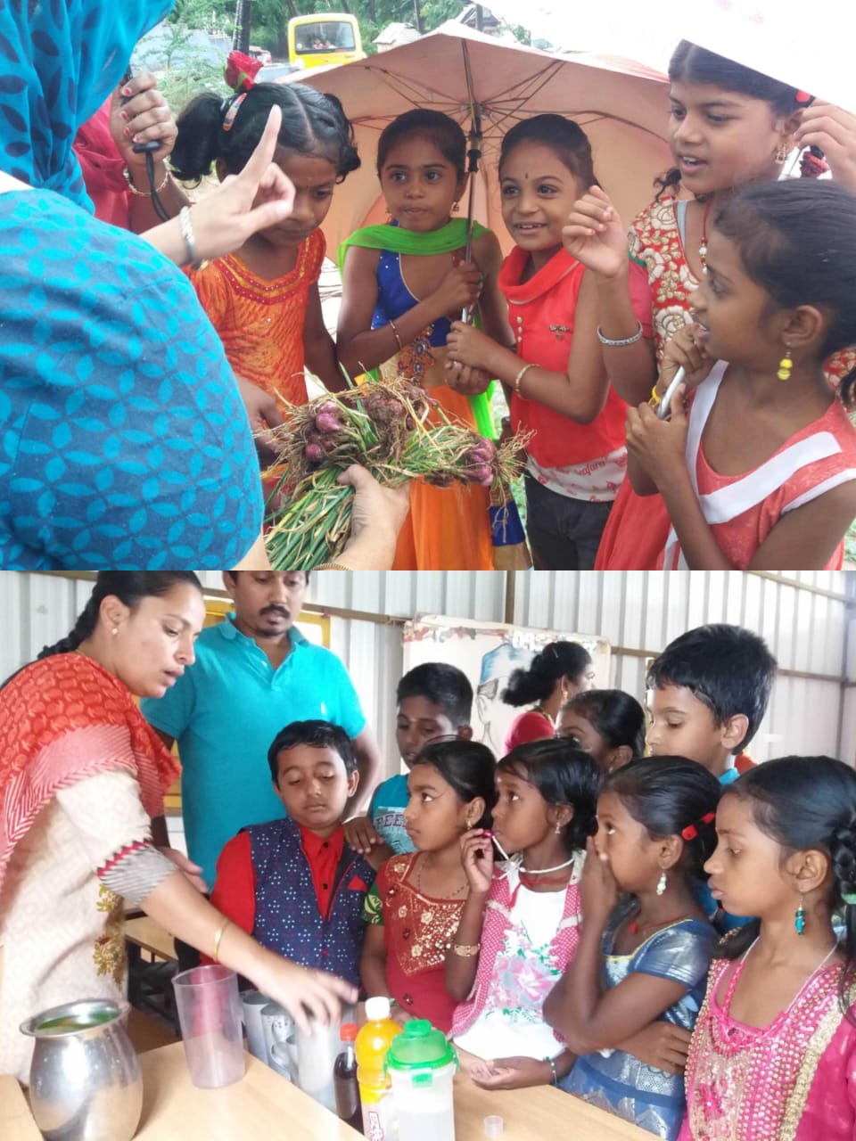 chidvikas kids at market